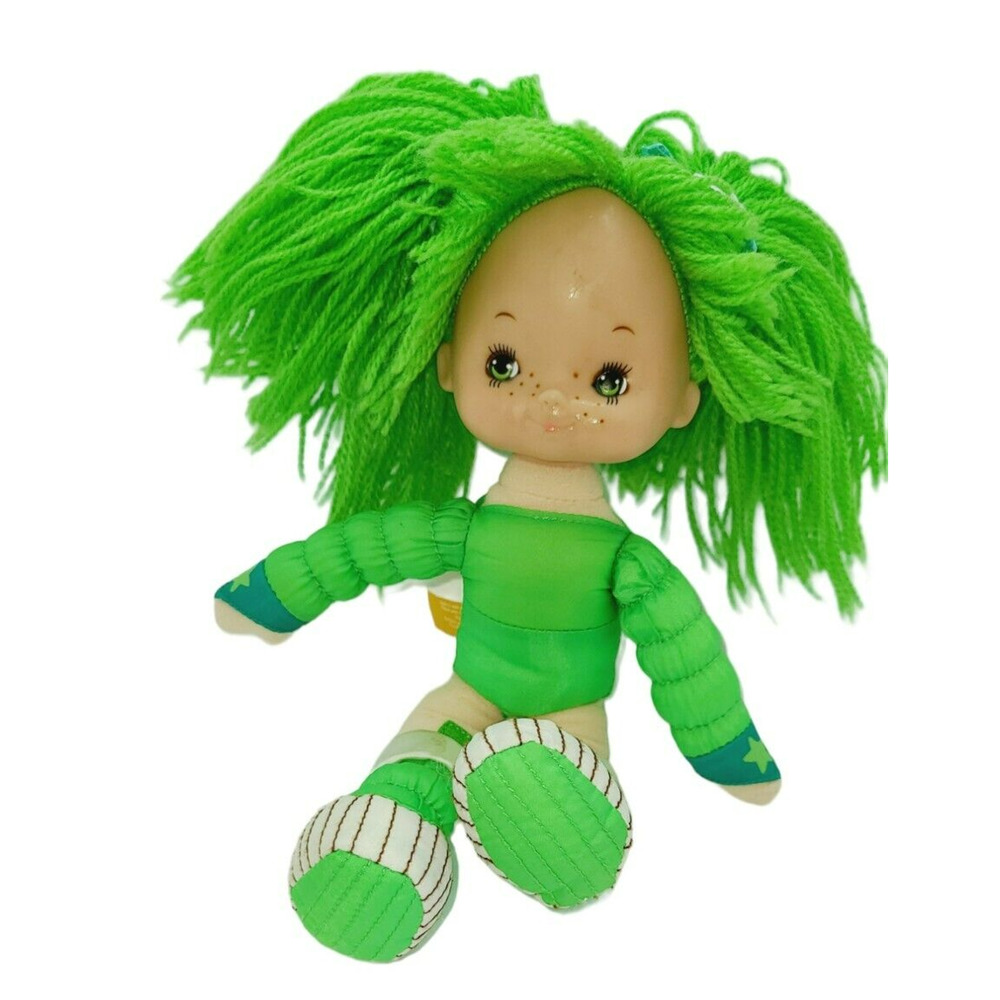 Rainbow Brite Patty O'Green Plush Doll Green Yarn Hair Vintage Style Hallmark